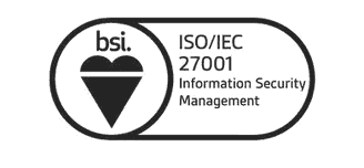 BSI ISO/IEC 27001 Information Security Management certified